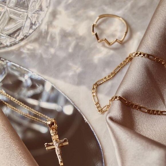 14k real gold Thunder ring size 7 NEW - Picture 3 of 3